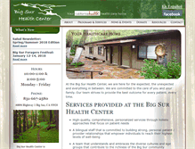 Tablet Screenshot of bigsurhealthcenter.org